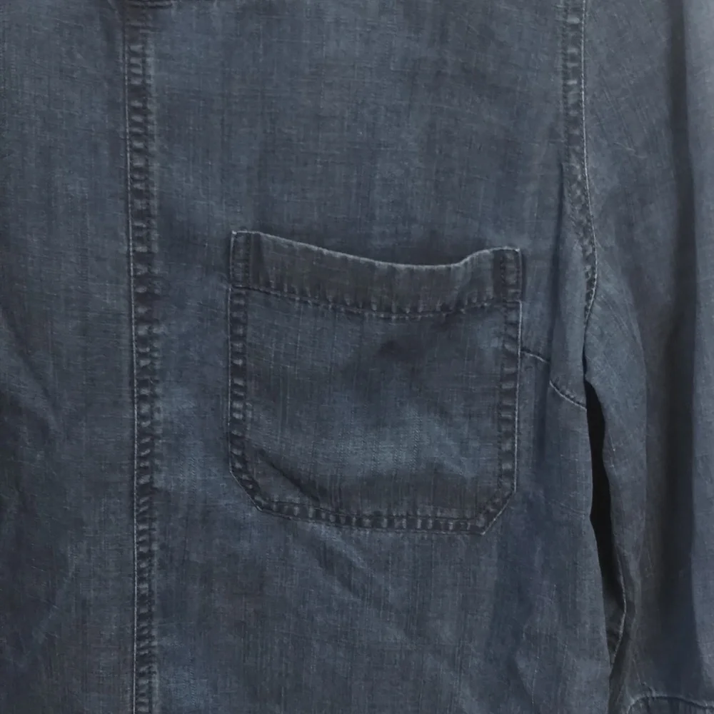 Soft Sorroundings Chambray Georgica Blouse - Picture 6 of 9